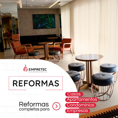 Reformas completas para casas, apartamentos, condomínios e empresas